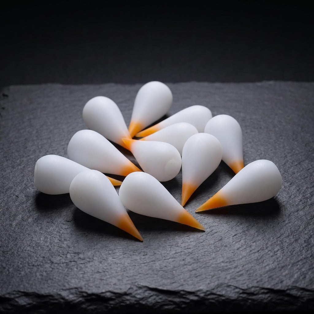 10pcs LED Candle Flame Bulb Replacement Head, Realistic Shape