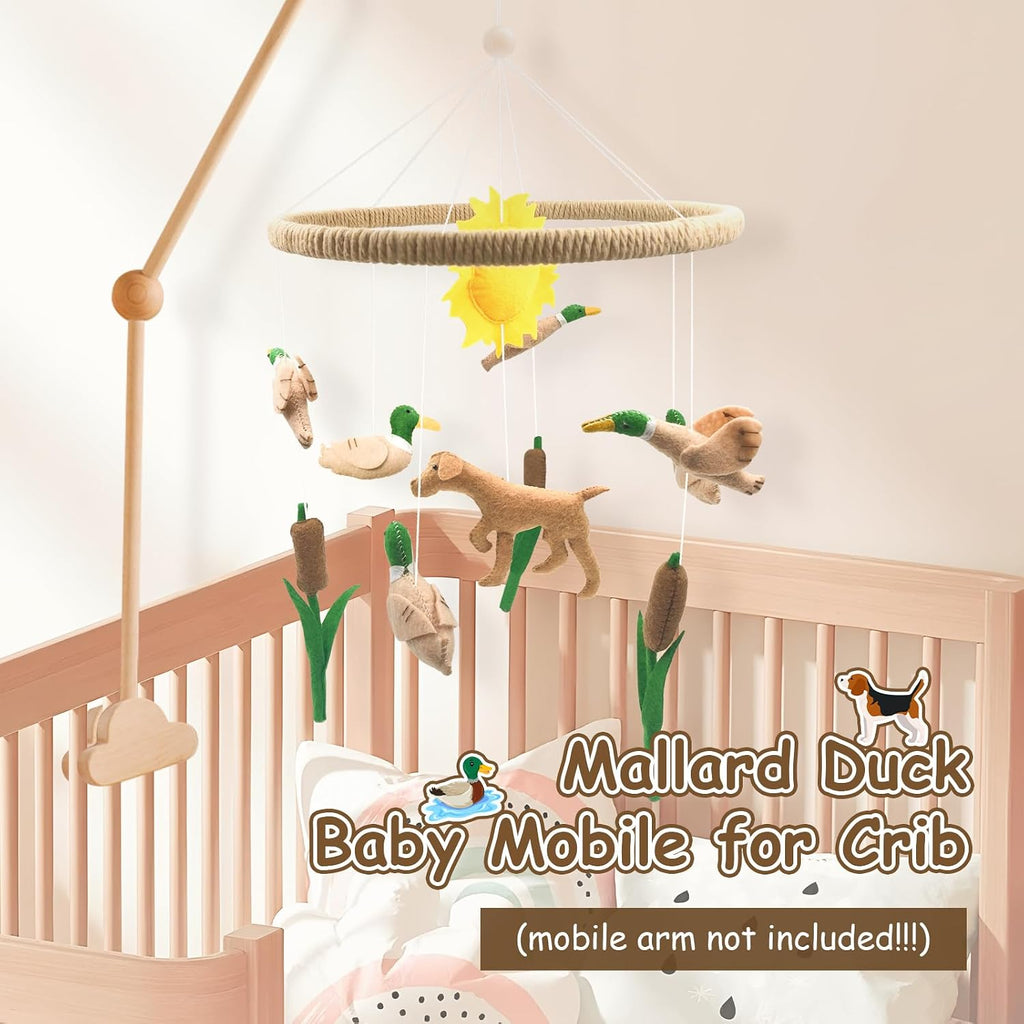 Baby Mobile for Crib Mallard Duck Baby Crib Mobile for Boys Girls