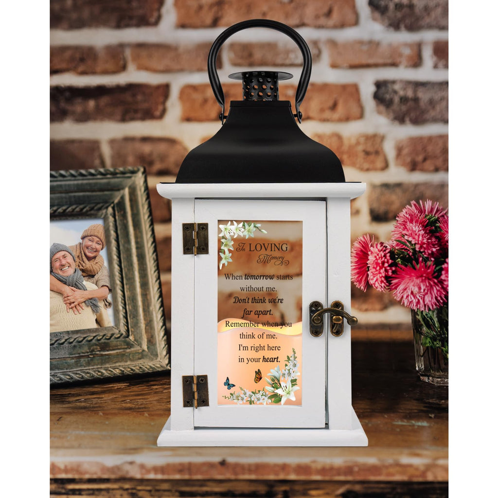 Memorial Lantern - Bereavement Sympathy Gifts for Loss of Loved One
