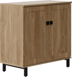 Buffet Sideboard Cabinet Farmhouse Modern 3 in1 Storage Cabinet with Adjustable Shelves for Kitchen, Coffee Bar