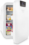 20 Liter Mini Fridge with Temperature Control - White Thermoelectric Cooler and Warmer