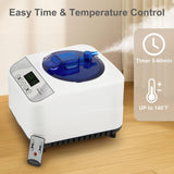 Sauna Steamer Machine for Home, 1300W 1.8qt Steam Generator, Portable Steamer Pot with Remote Control, Oil Diffuser
