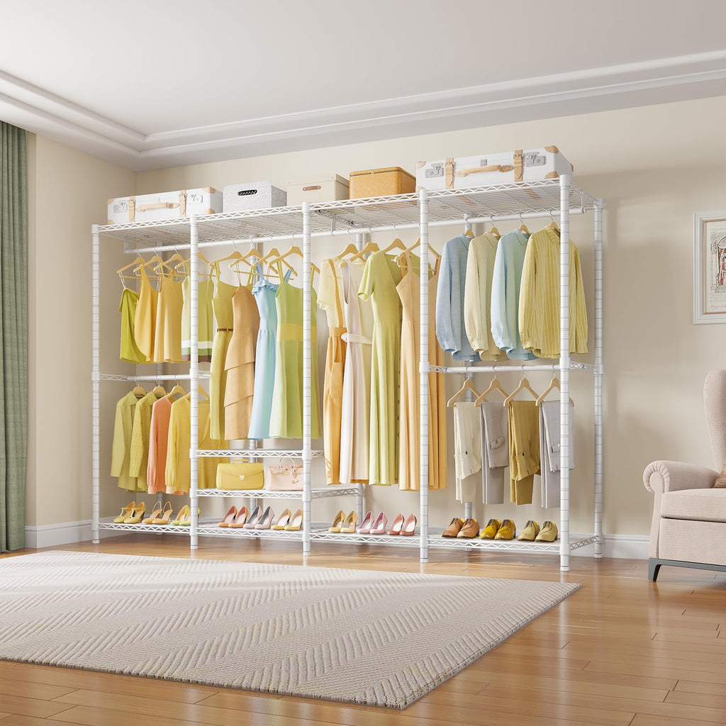 V40 Plus Clothes Rack, Large Modular Closet System for Hanging