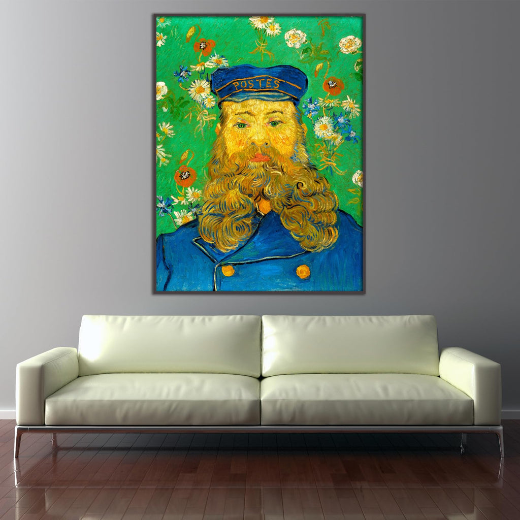 Vincent Van Gogh Canvas Wall Art - Portrait of Josephroulin Art Poster - Modern Art Portrait Print - Famous Oil