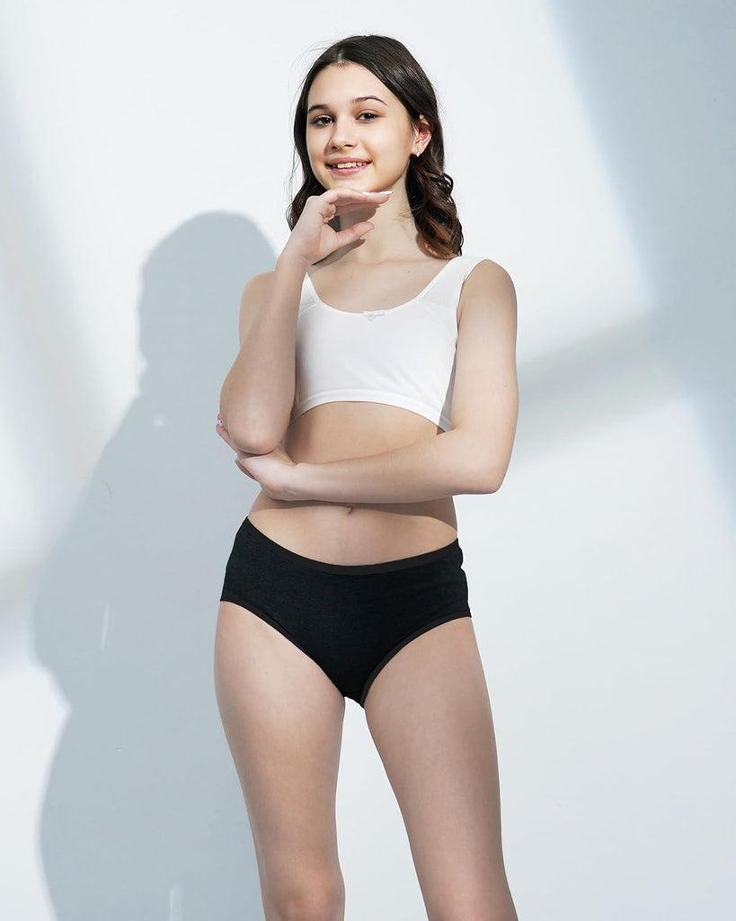 Teen Girls Underwear Cotton Brief Soft Panties 8 pack