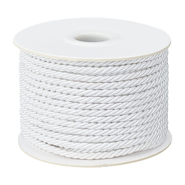 M/ 20 Yards Twisted Cord Rope Graduation Honer Cord Trim Nylon Silk Rope Xmas Thread String Twisted Handfasting - 3m