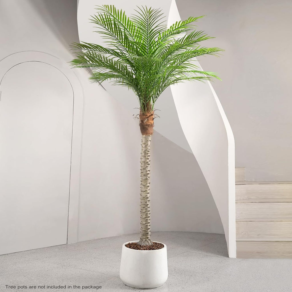 Artificial Phoenix Palm Tree 8ft 2 Set Tall Outdoor/Indoor Decor