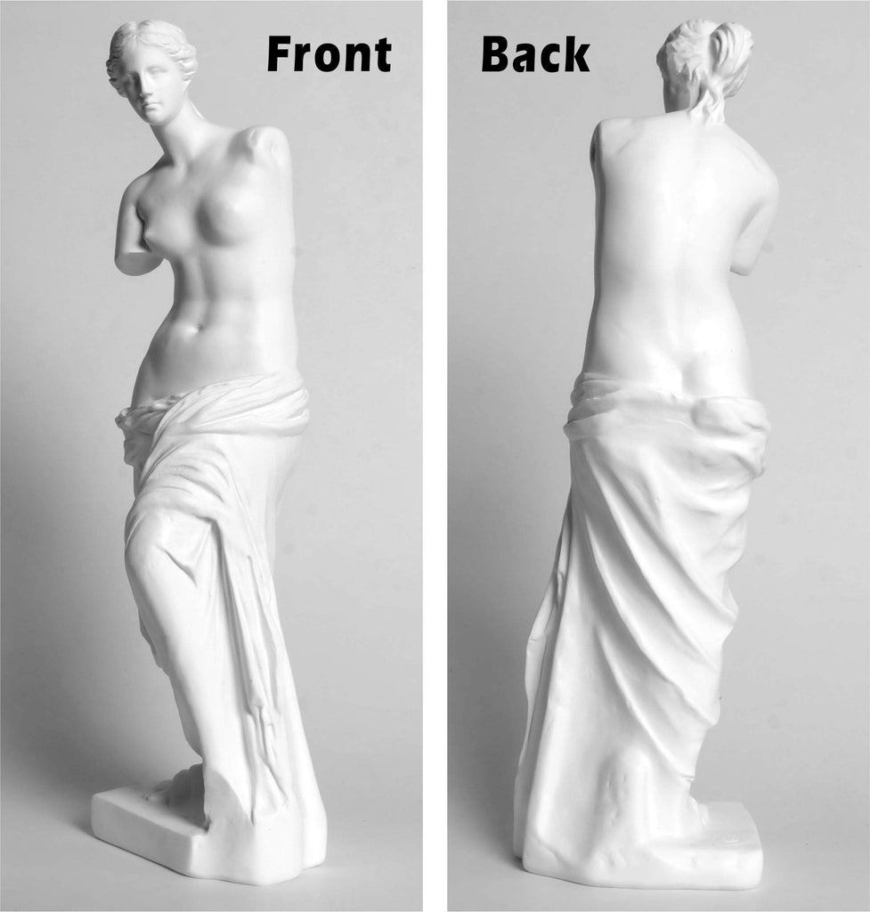 11.4" Venus Statue, Resin Greek Goddess Sculpture Decor