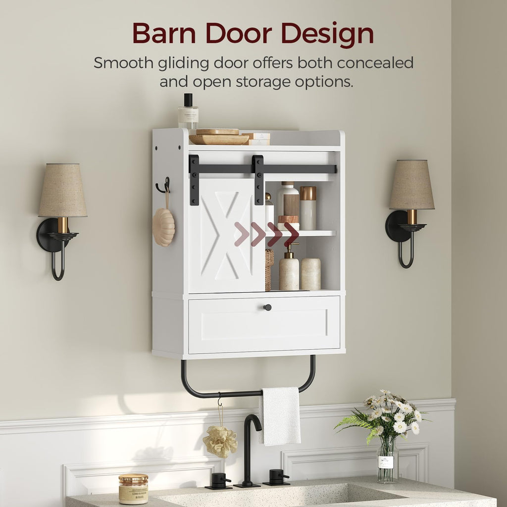 Bathroom Wall Cabinet, Farmhouse Medicine Cabinets, Sliding Door
