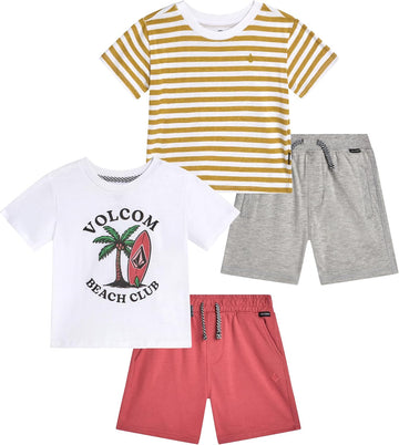 Baby Boys Piece Graphic Tees & Shorts Set, Matching Activewear