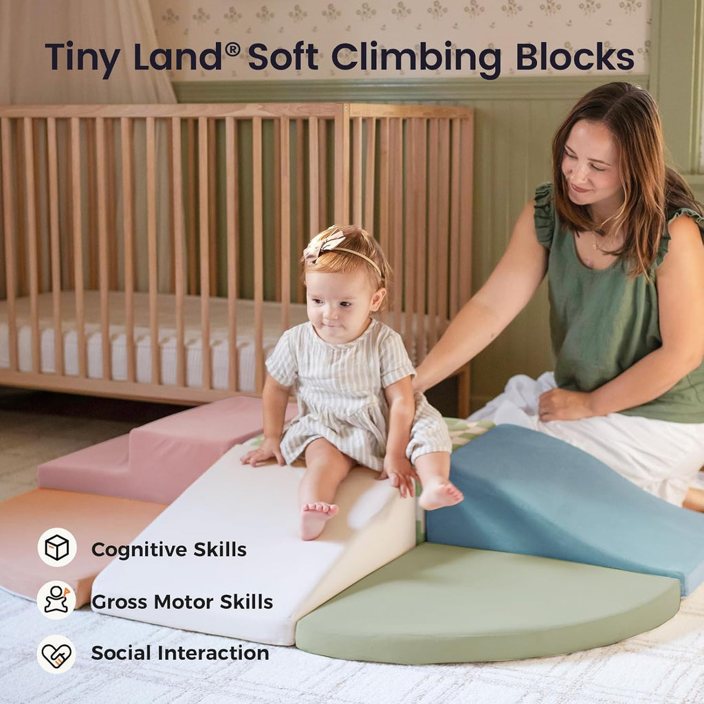 Land Soft Foam Climbing Blocks for Toddlers, Piece Foam Blocks