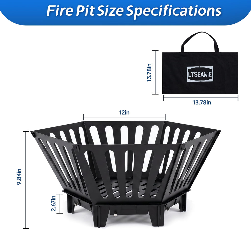 22.5 Inch Portable Outdoor Fire Pit