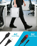 Compact Mini Fridge, 10L Portable Small Refrigerator, 2.6 Gal Mini Fridge with AC/DC Adapters, Small Cosmetics Cooler