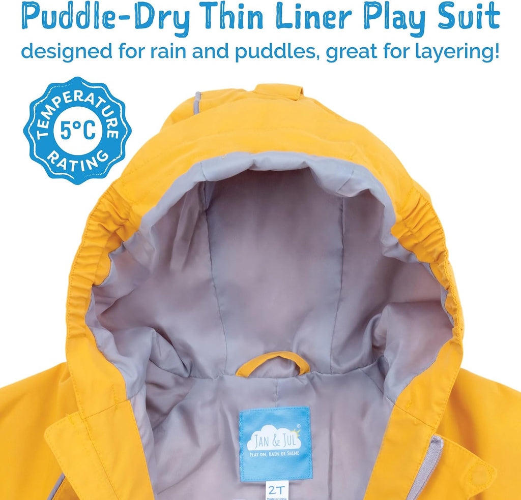 Puddle-Dry Rain Play Suit for Toddlers