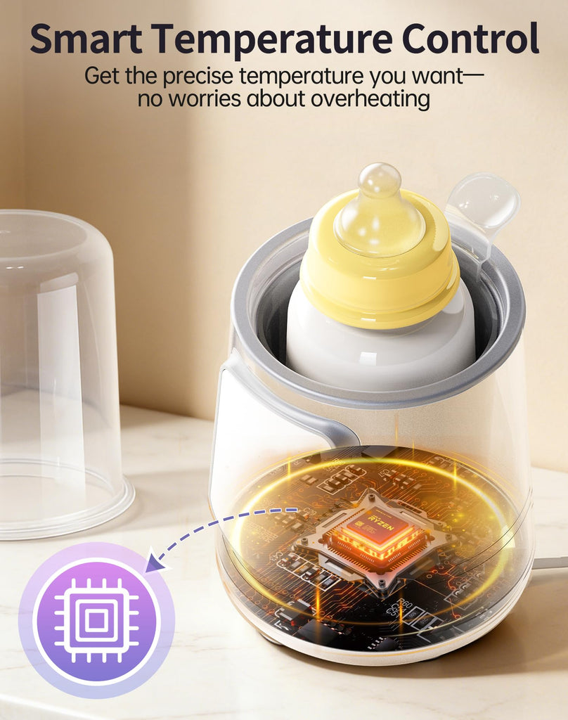 12 in 1 Fast Baby Bottle Warmer Constant Temp Milk Warmer Fits All Bottles