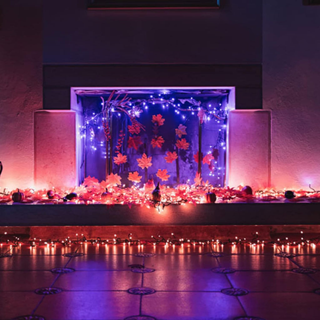 App Controlled Christmas Light String Smart Home Lighting Decoration for Indoor and Outdoor Use, 150 RGB LED, 39.5ft