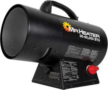 60,000 BTU Quiet Burner Technology Forced Air Propane Heater