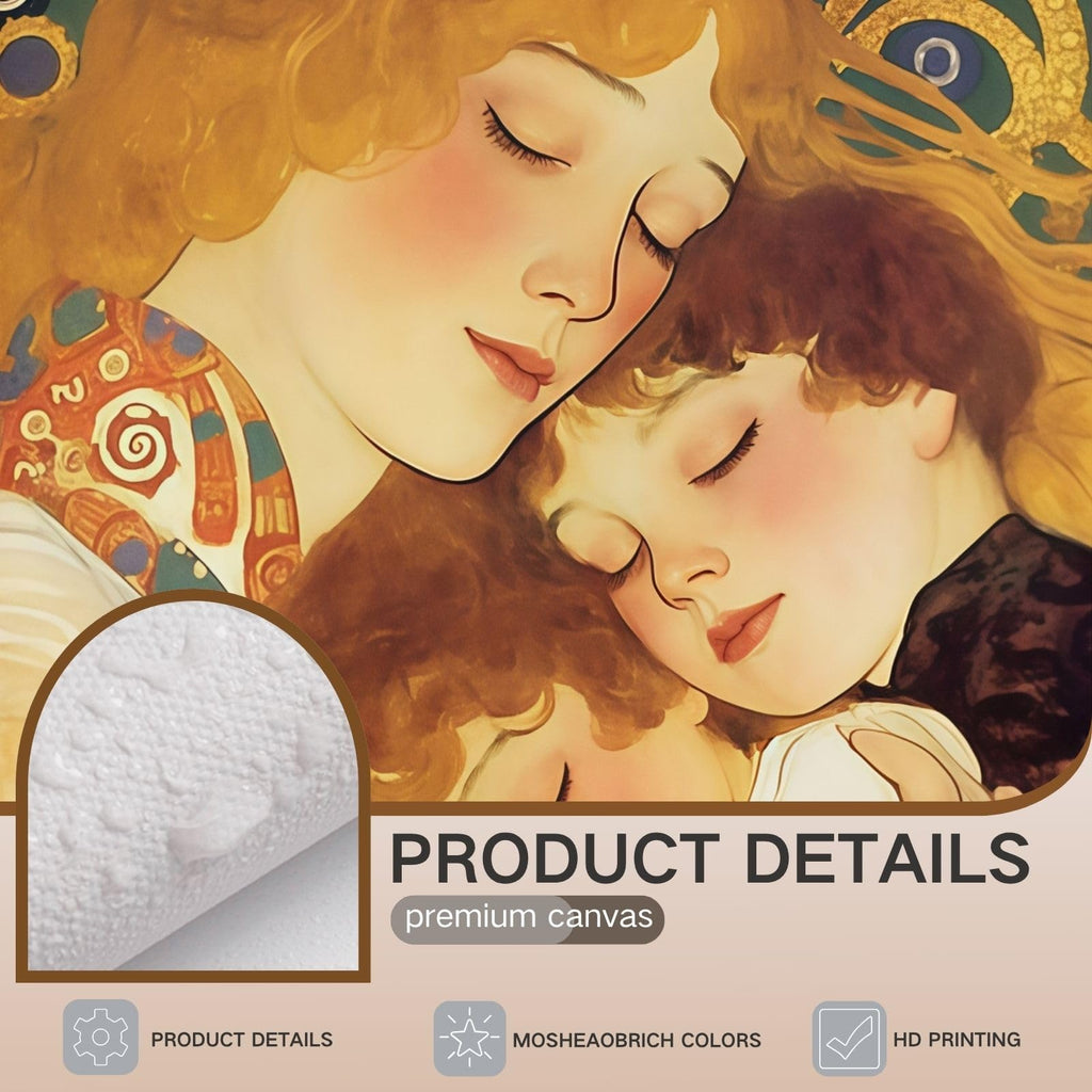Whimsical Gustav Klimt Canvas, Klimt Exhibition, Gustav Klimt Canvas Wall Art (16" x 24" x 3 pcs)