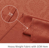 Jacquard Table Cloth Damask Design Water Proof Wrinkle Free Heavy Weight Soft Tablecloth Decorative 