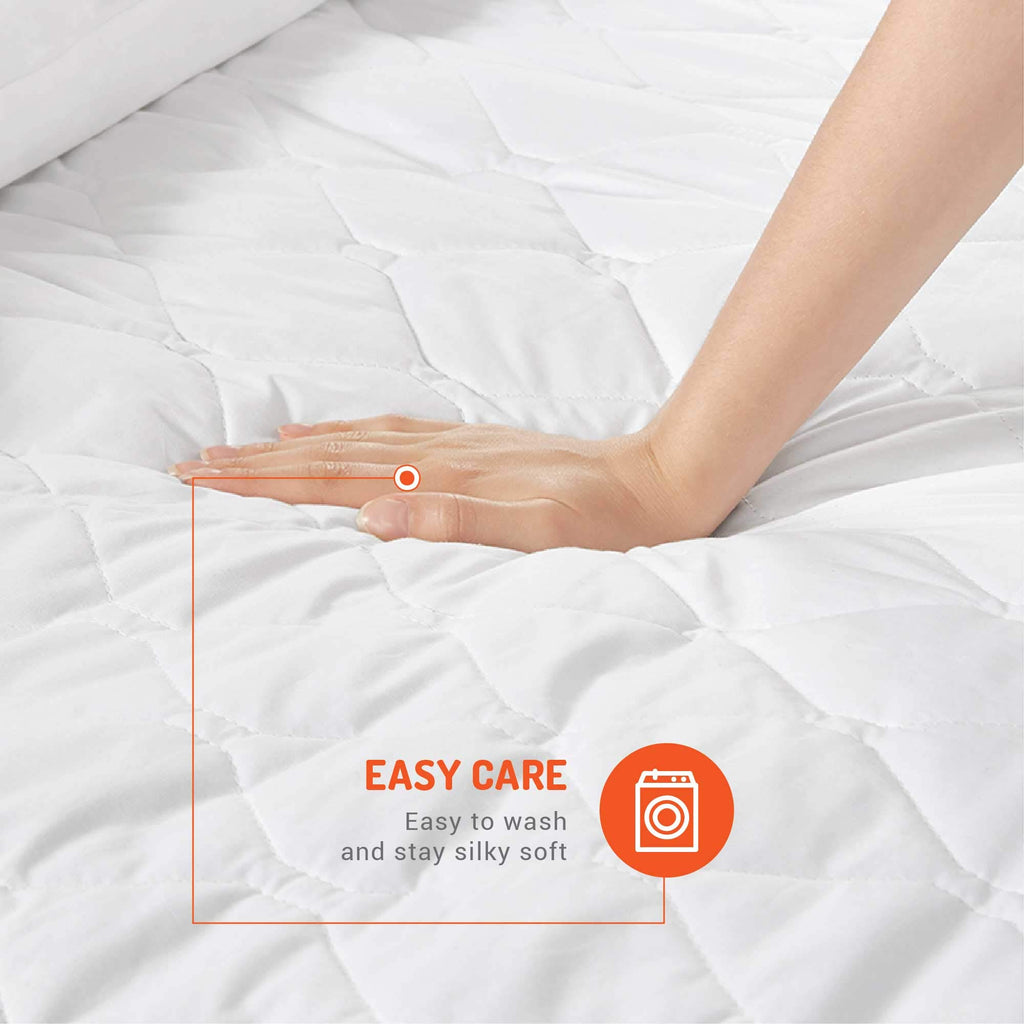 Heated Mattress Pad King, Dual Control Electric Bed Warmer