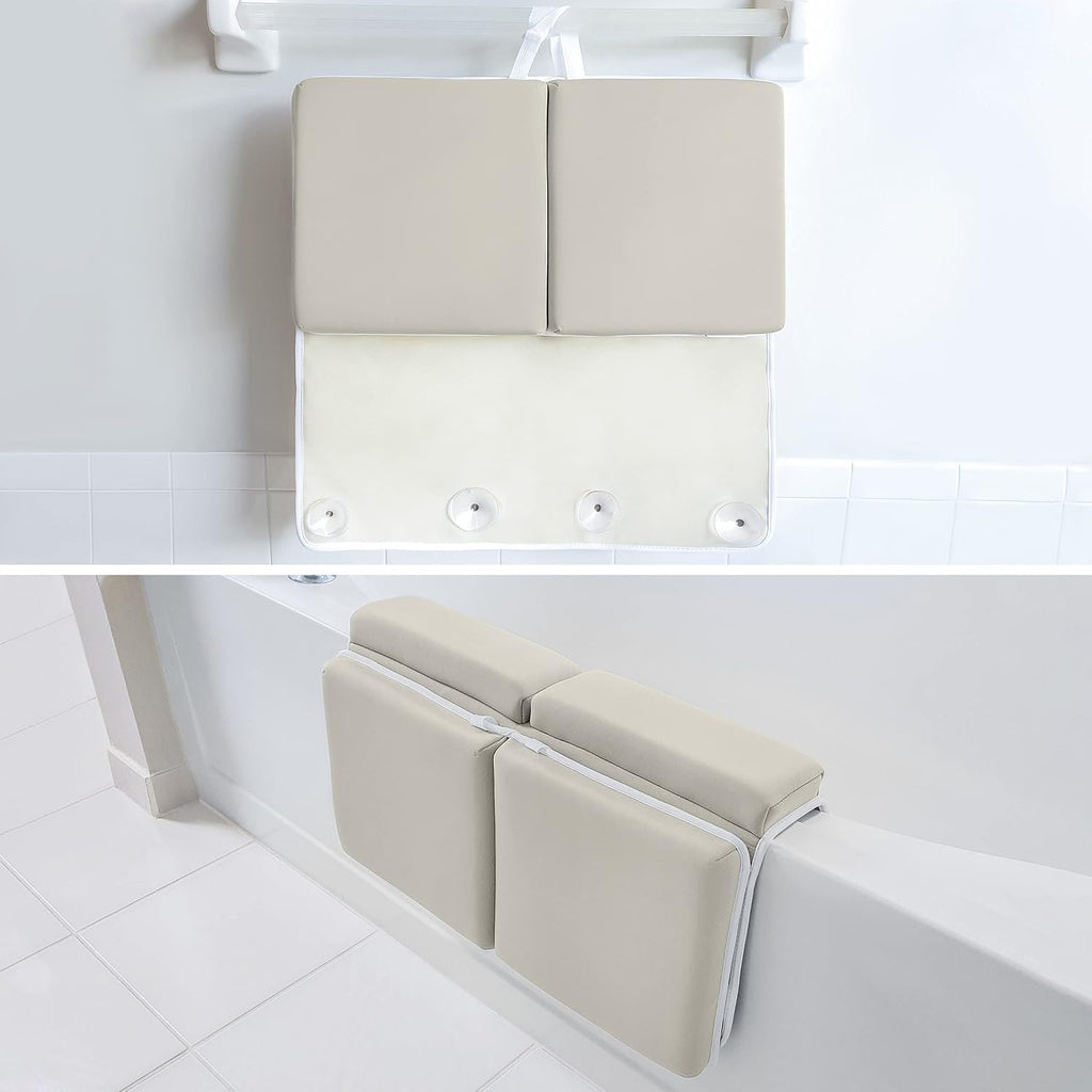 Bath Kneeler with Elbow Rest Pad Set, 1.75 inch Thick Kneeling Pad and Elbow Support for Knee Arm Support, Large
