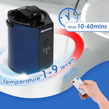 Moongiantgo Portable Sauna Steamer, 3L Locking Steamer Machine with Remote Control