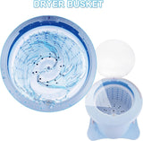 Manual Clothes Dryer Portable Mini Spinner Compact Spin Dryer Non electric Laundry Dryer for RV, Camping, School