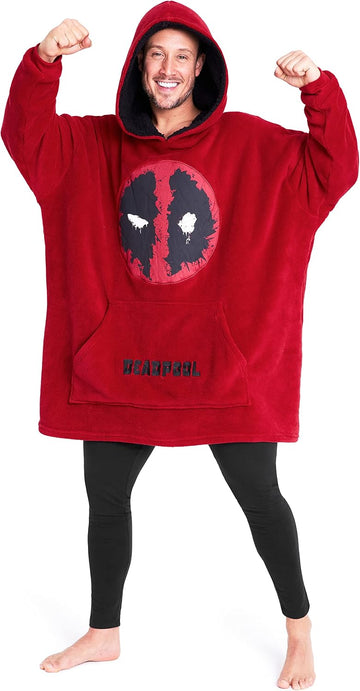 Gifts for Adults & Teens, Soft & Comfortable Blanket Hoodie for Men and Women, Trendy Wearable Blanket for Avengers