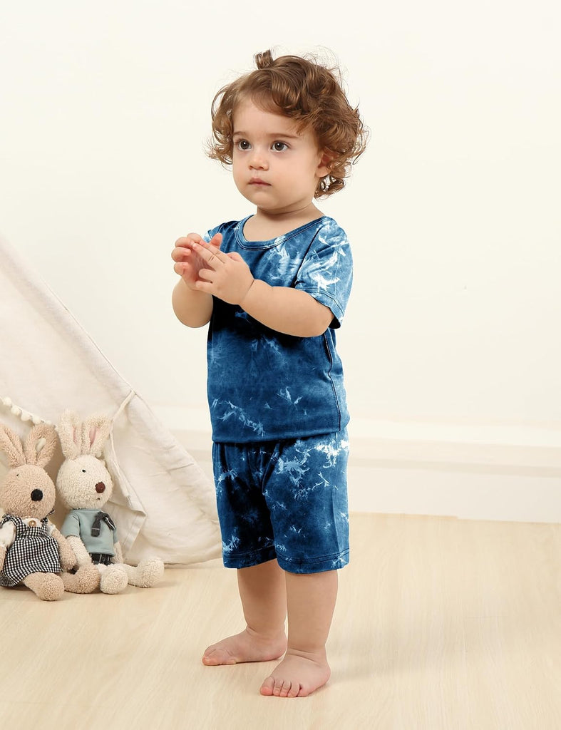 Boys Girls Bamboo Rayon Pajamas Set Kids Sleepwear