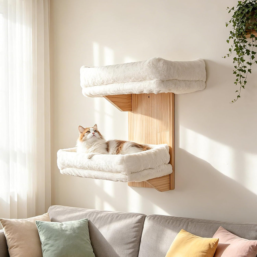 Cat Wall Shelves, 2 Platform Cats Walls Furniture