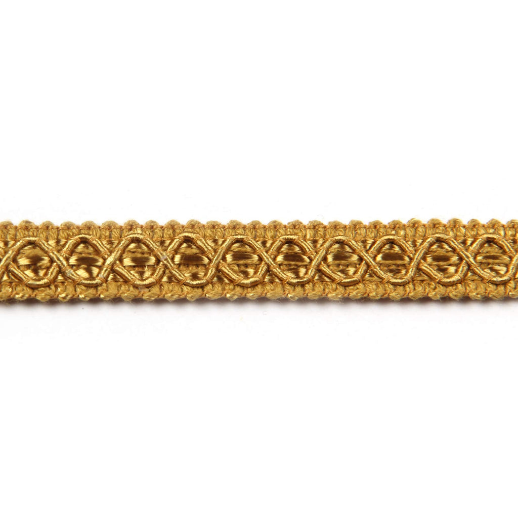 Gimp Braid Trim, 10 Yards 0.59 Inch Fabric Trim, Gold