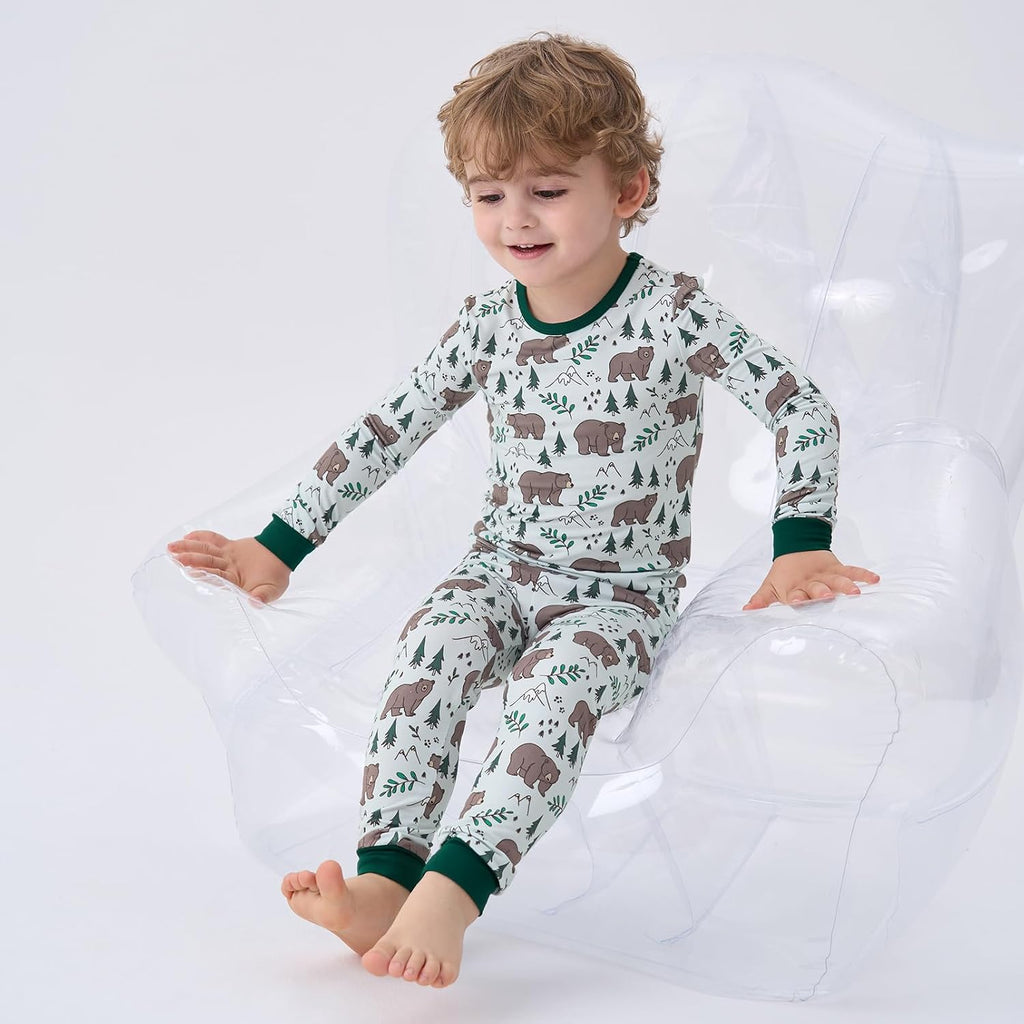Baby Viscose from Bamboo Pajama Set Toddler Boy Sleepwear 12M