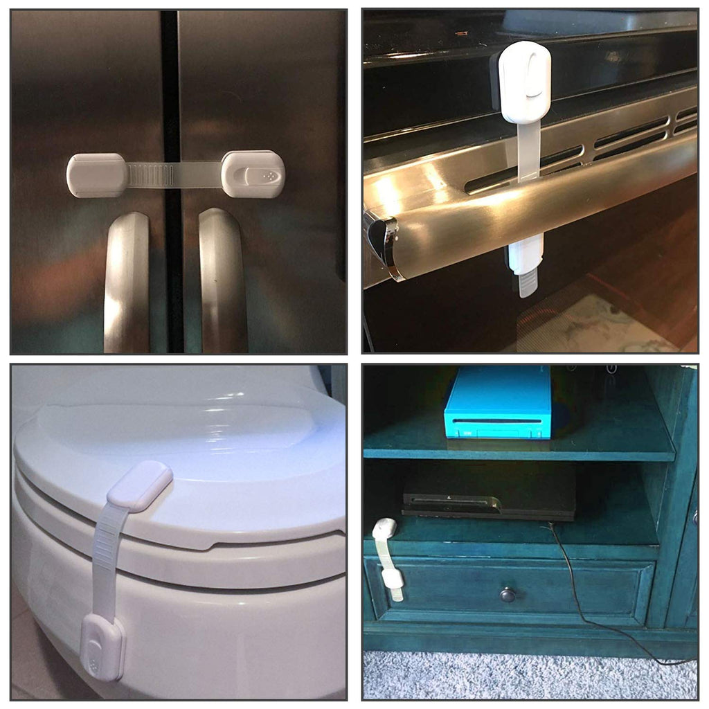 12-Pack Child Safety Cabinet Locks