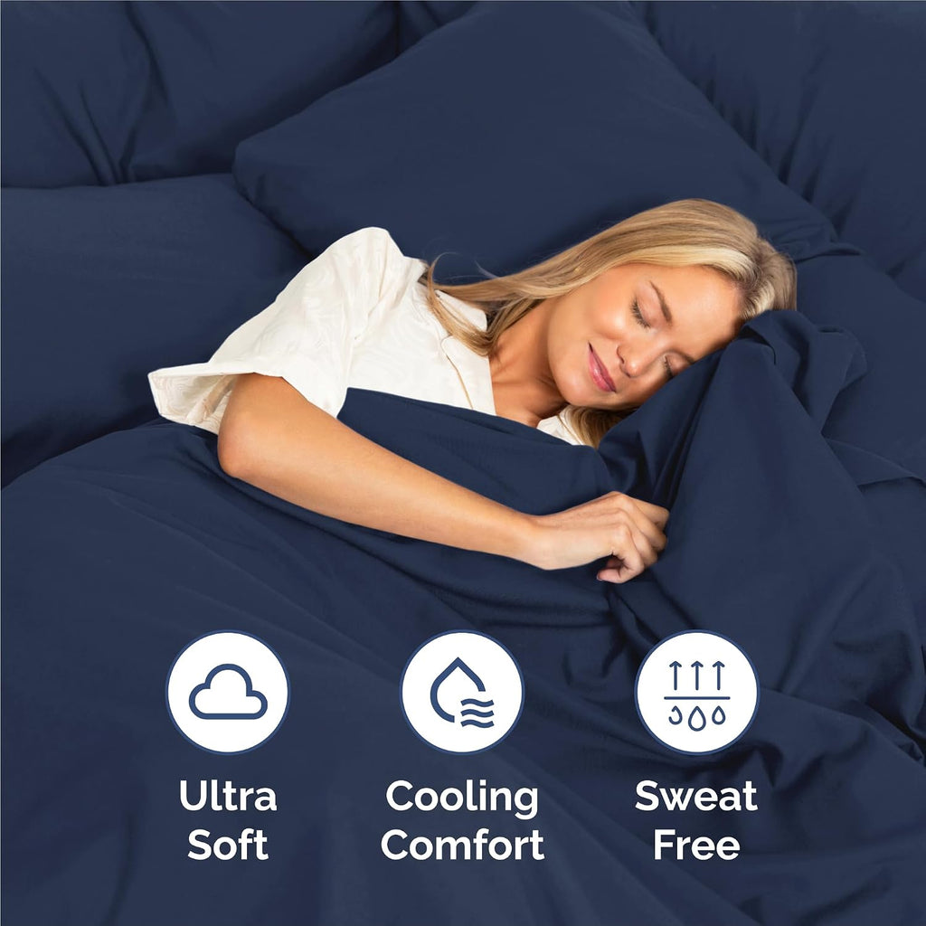 King 6 Piece Sheet Set - Comfy Breathable & Cooling - Ultra-Soft Hotel Luxury Bedding Set with 8-16 Inch Deep Pockets