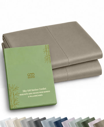 King Size Pillow Cases, 100% Viscose from Bamboo