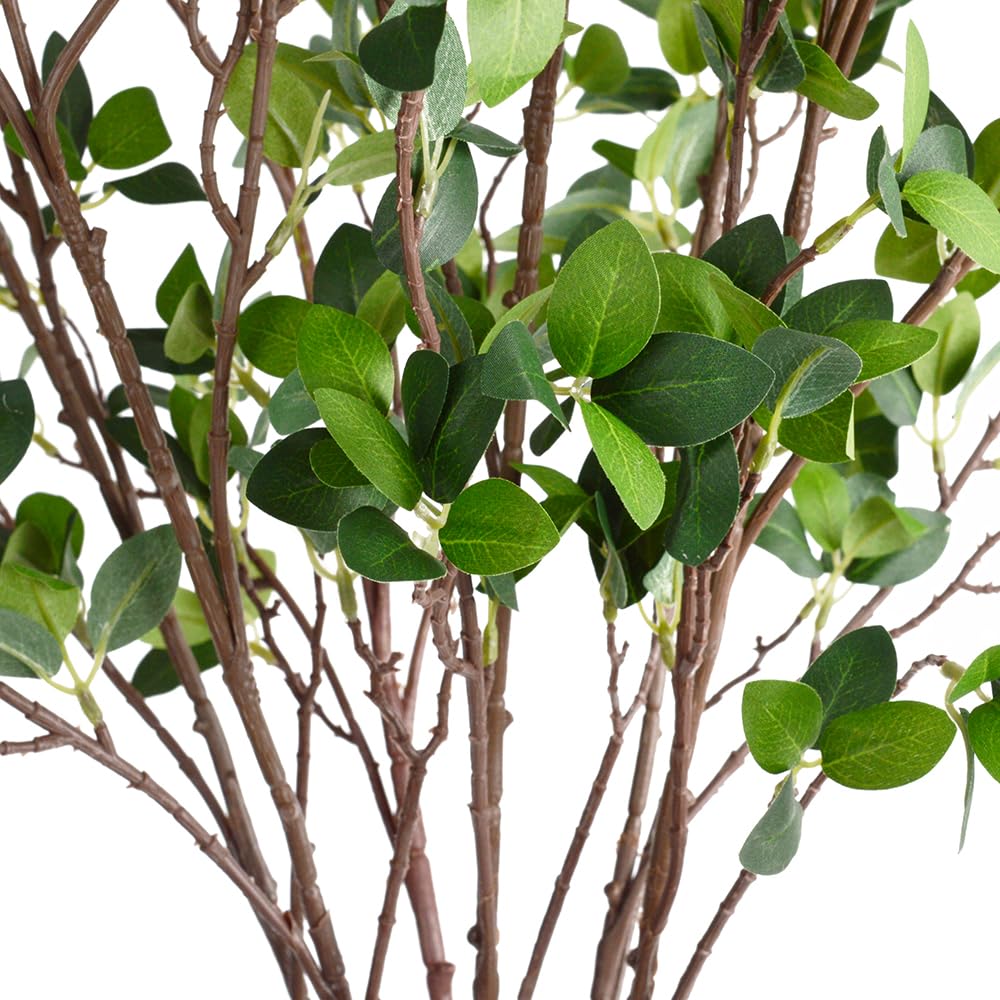 6pcs Faux Stems Artificial Branches for Vase Artificial Stems Artificial Greenery Stems Faux Green Stems Artificial