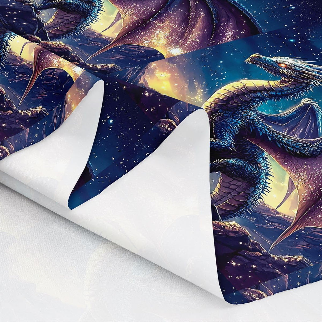 Magic Dragon Fabric by the Yard Magical Dinosaur Upholstery