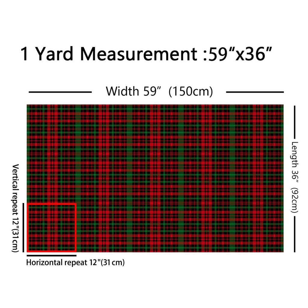 Buffalo Check Upholstery Fabric, Plaid Fabric By The Yard, Grid Decorative for Upholstery and Home DIY Projects, Modern