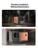 70 Pints Commercial Dehumidifier with Pump, Portable Crawl Space Dehumidifiers for Basement Storage Room Industrial