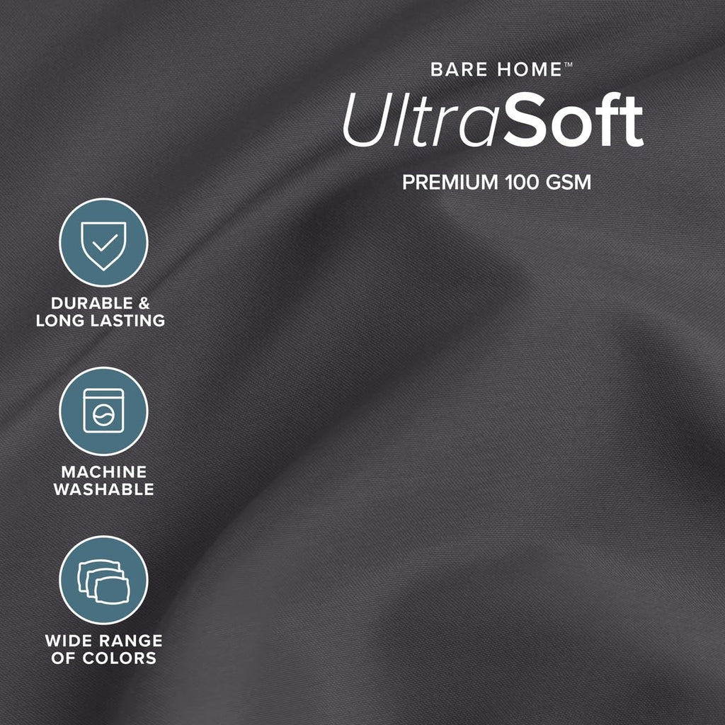 Queen Sheet Set - 1800 Ultra-Soft (Queen, Forged Iron Grey)