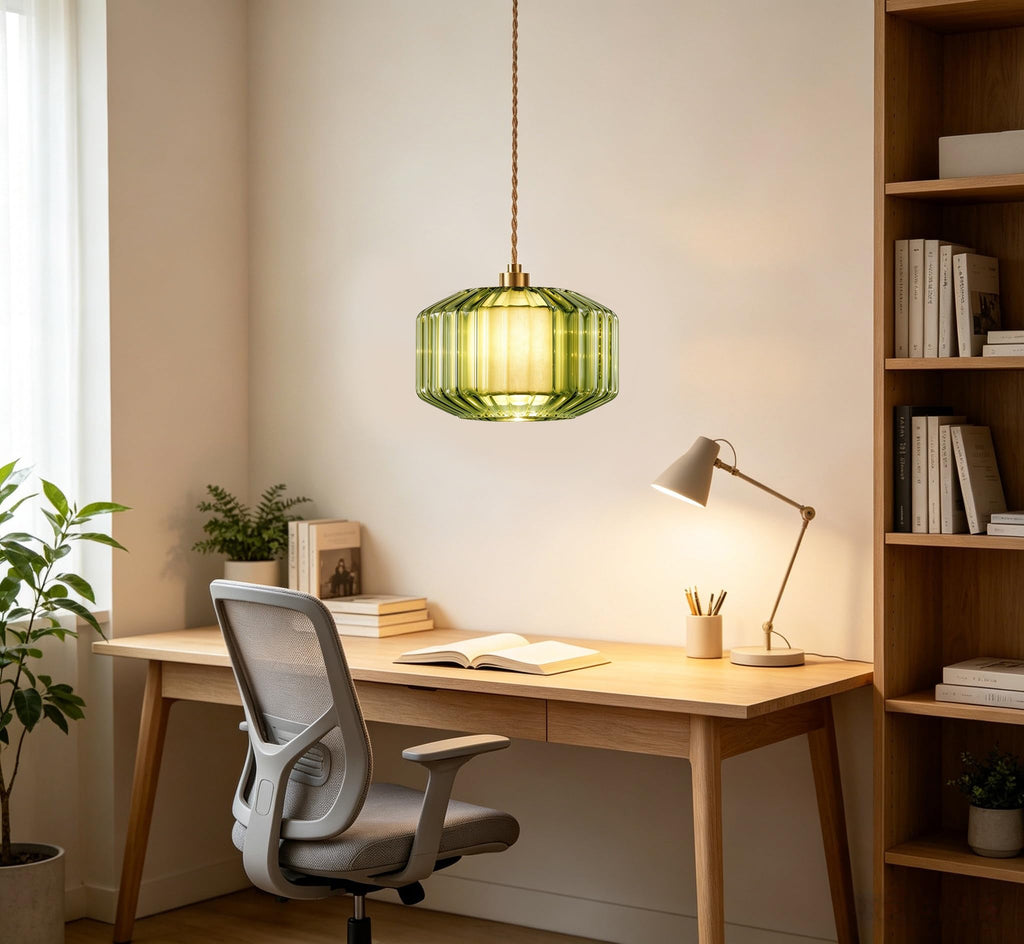 Plug in Pendant Light Glass Hanging Lights with Plug in Cord Boho Hanging Lamp Gold Mid Century Modern Vintage