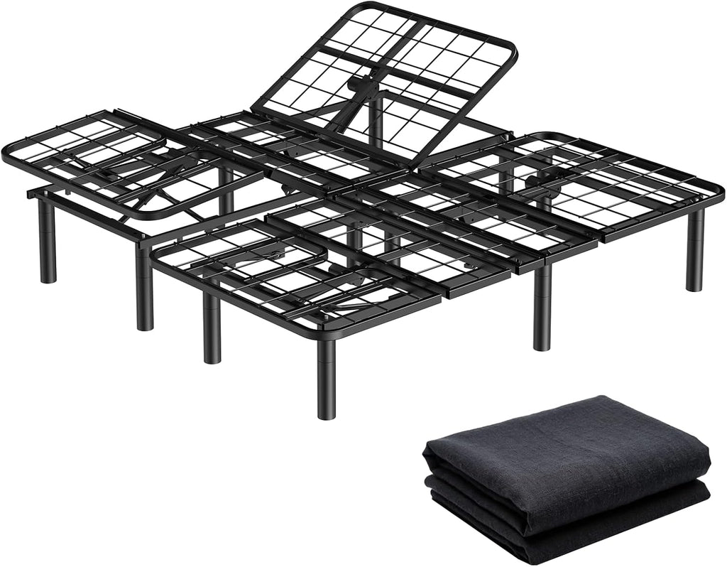 Amada Split King Adjustable Bed Frame with Head and Foot Incline