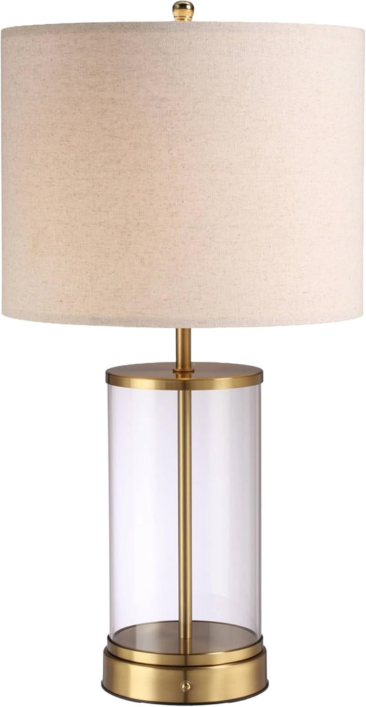 O’Bright Luma - Battery Powered Table Lamp, Cordless Glass Bedside Lamp with Rechargeable 10,000mAh 