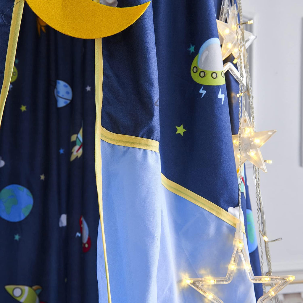 Galaxy Bed Canopy Play Tent Mosquito Net,Lovely Castle Hanging House Decoration Reading Nook for Girls Boys