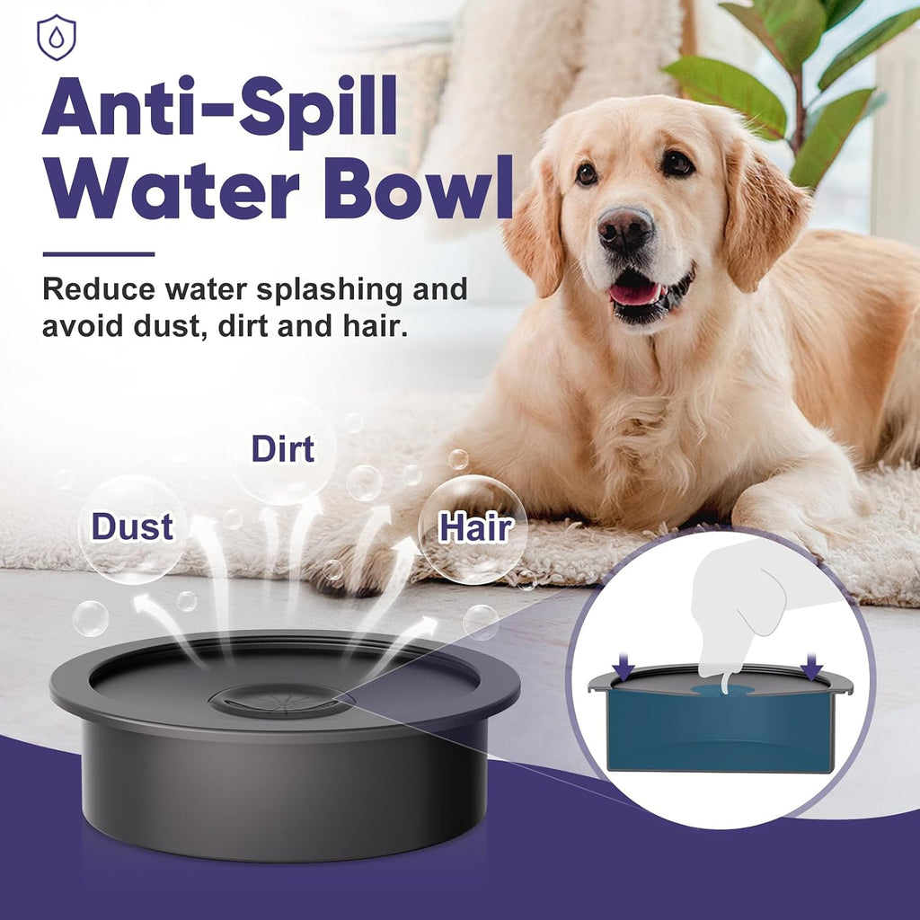 Elevated Dog Bowls Large Breed Raised Dogs Bowl Stand Large/Medium Sized Dog Slow Feeder Dogs Bowls Food Water Stands