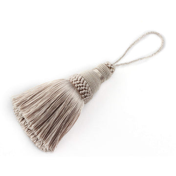 Colorful Tassel Key Tassels DIY Accessories(Khaki) - 2Pcs