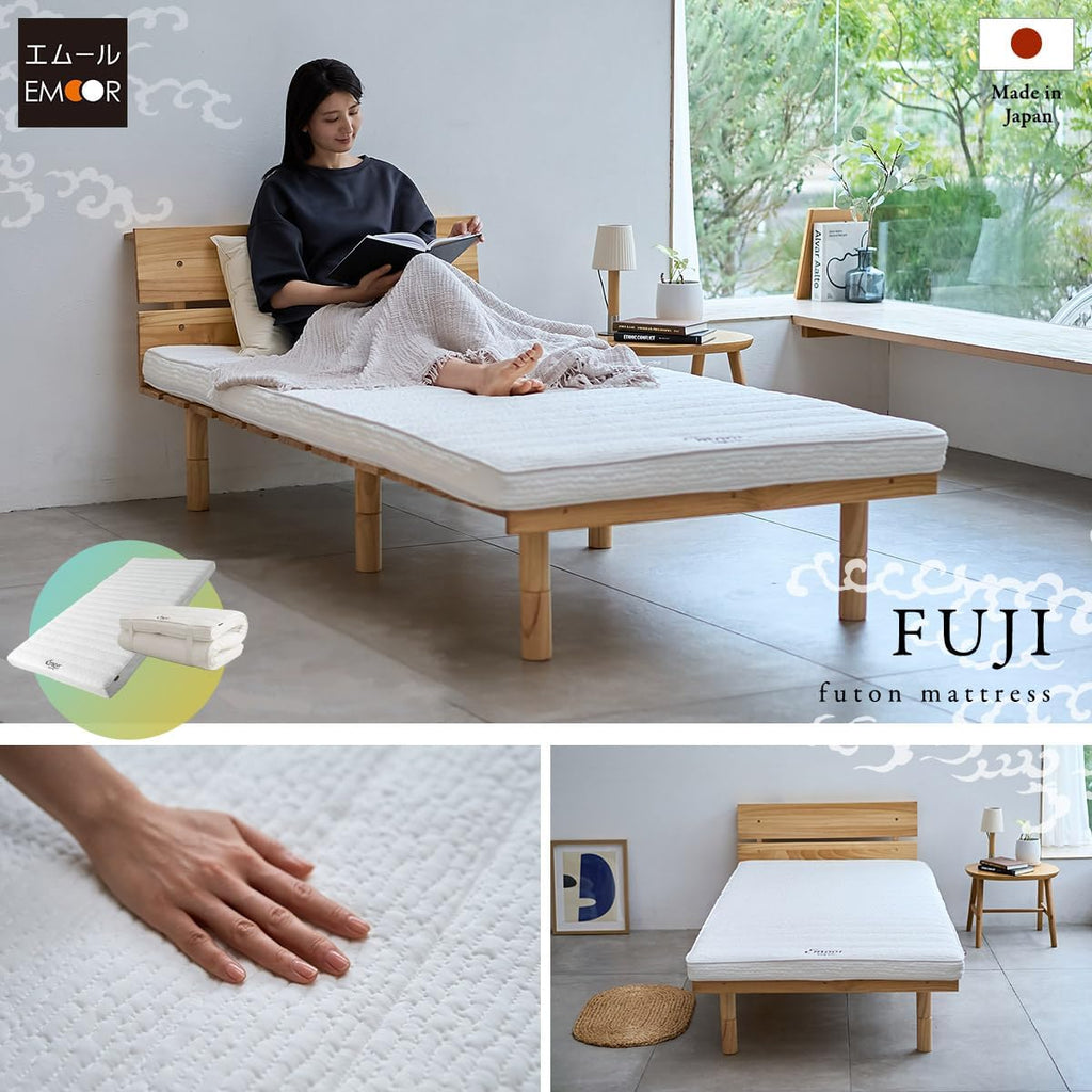 Japanese Futon Mattress, Floor Sleeping Mat Tatami Shikibuton Igusa