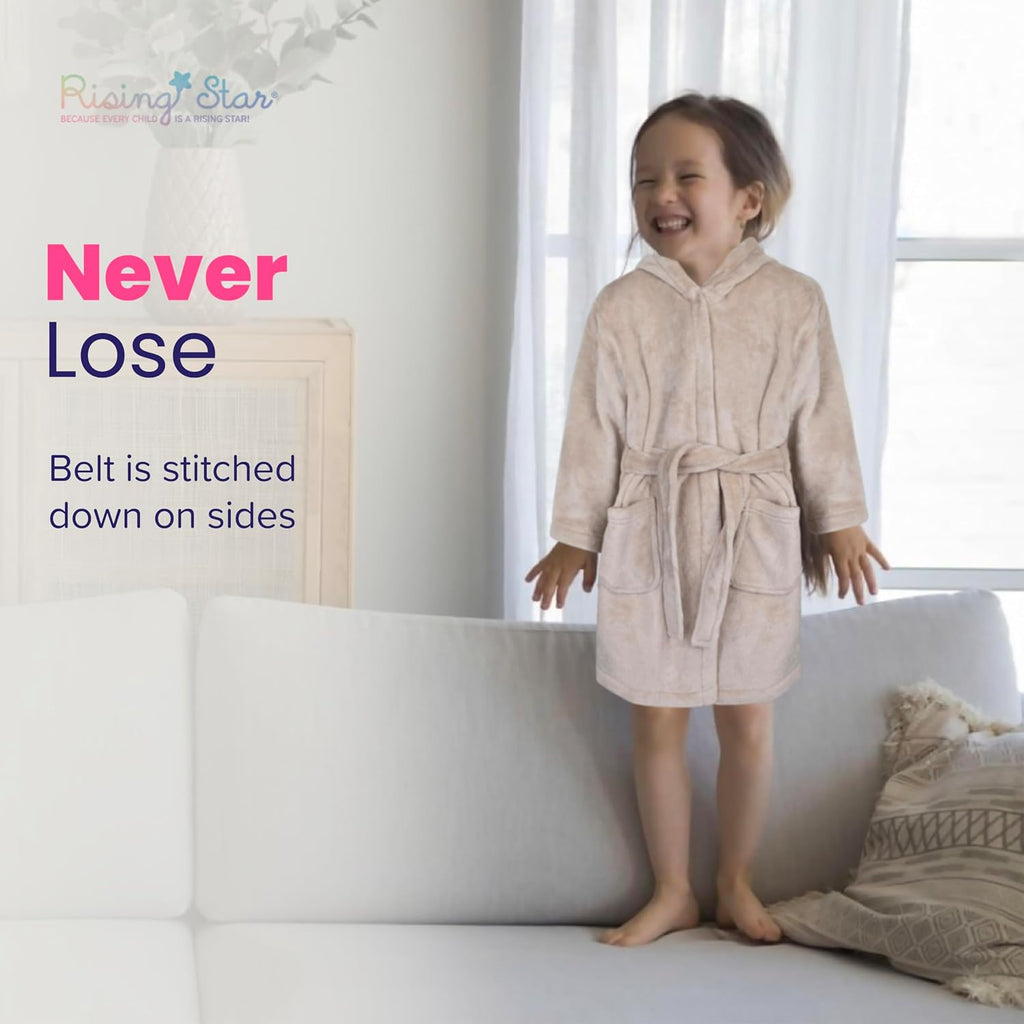 Baby Toddler Robe Or Kids Robe for Girls and Boys - Kids & Baby Bath Robe Spa Set with Washcloth or Slippers
