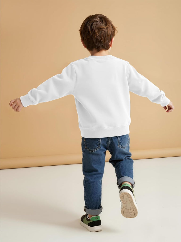 3 Pack Baby and Toddler Boys Crewneck Sweatshirts for Kids 6M