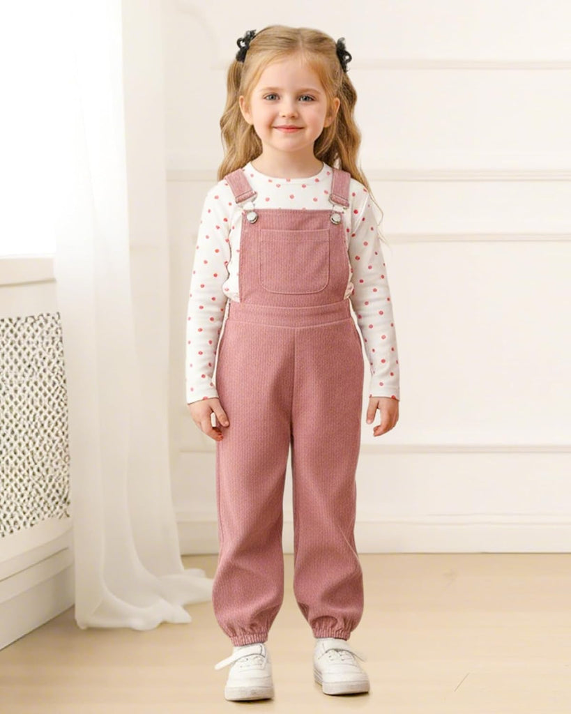 Toddler Baby Girl Clothes Fall Winter Overall Jumpsuit Set